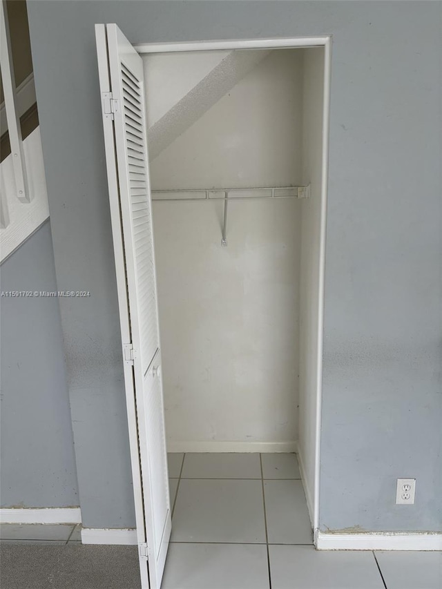 view of closet