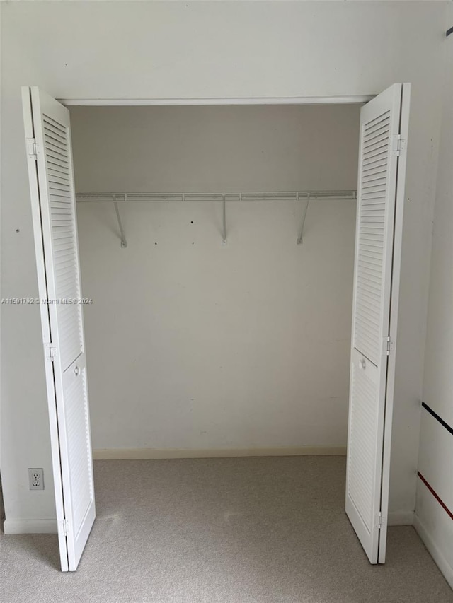 view of closet