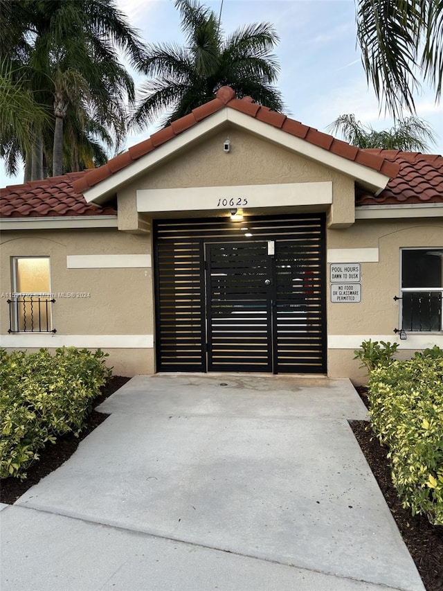 view of front of home