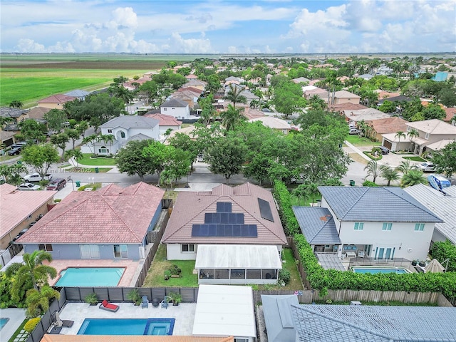 birds eye view of property featuring a residential view