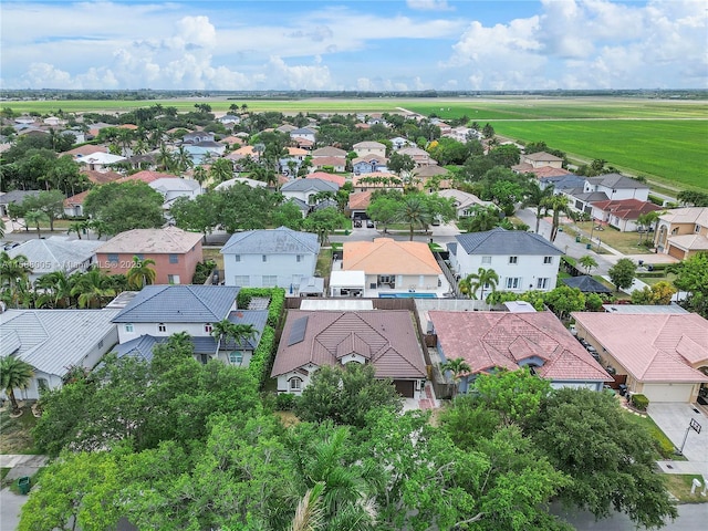 bird's eye view featuring a residential view