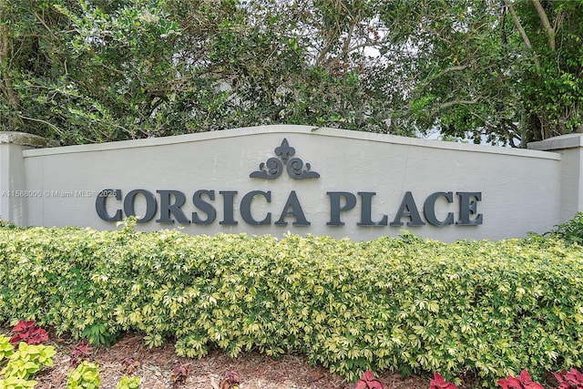 view of community / neighborhood sign