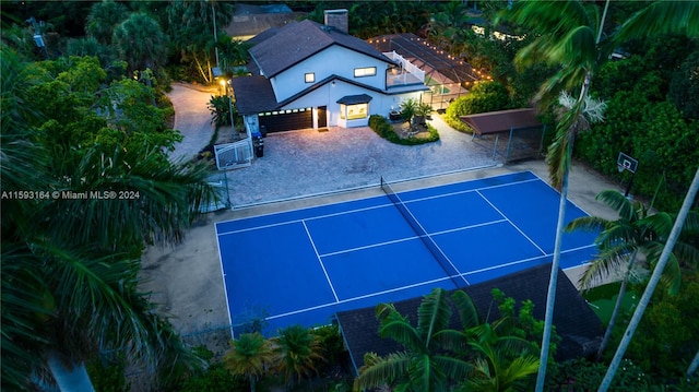 view of sport court