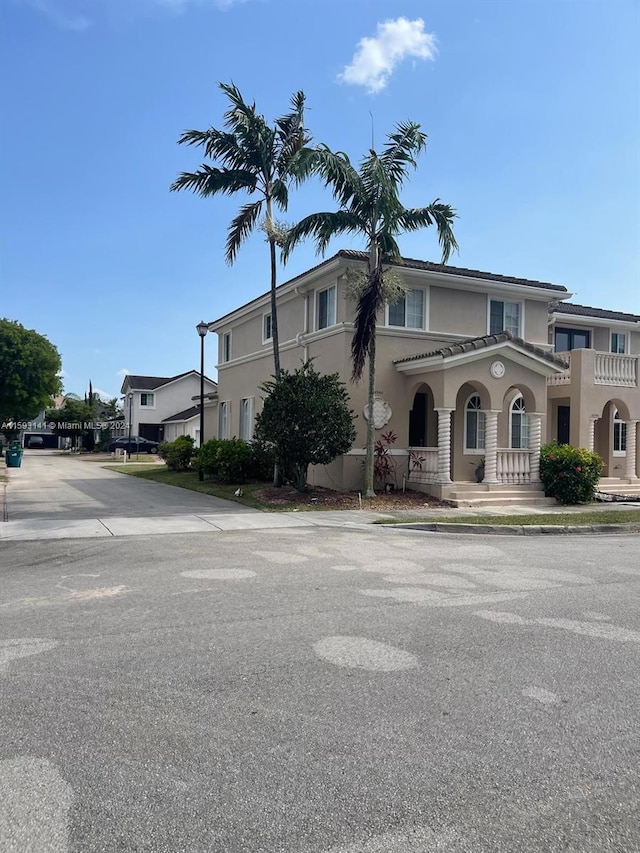 view of front of home