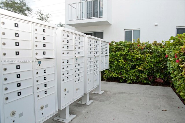 view of community with a mail area