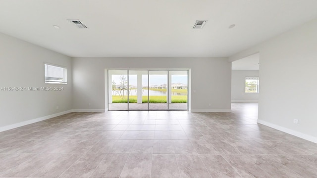 view of tiled empty room