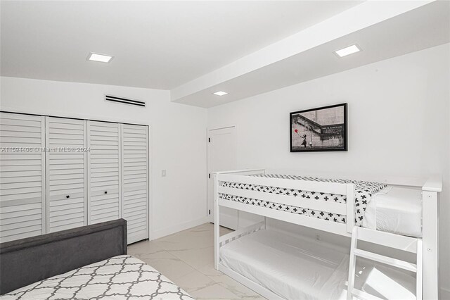 view of tiled bedroom