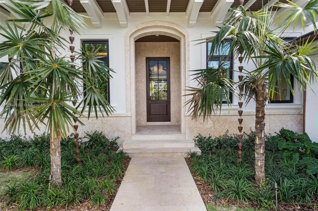 view of entrance to property