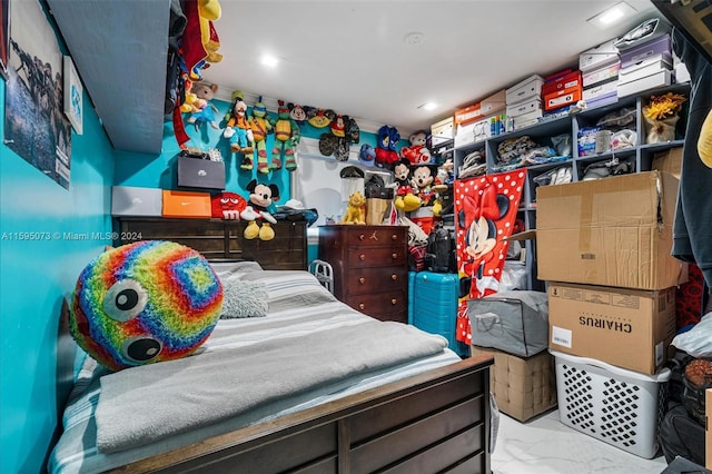 1651 NW 111th St, Miami, FL 33167 - bedroom featuring marble look tiles