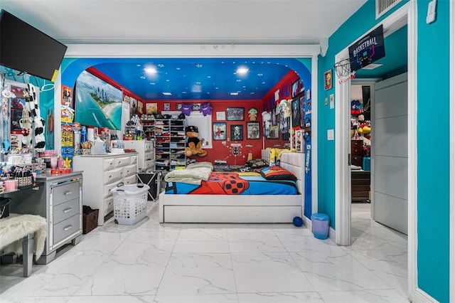 1651 NW 111th St, Miami, FL 33167 - misc room featuring marble finish flooring