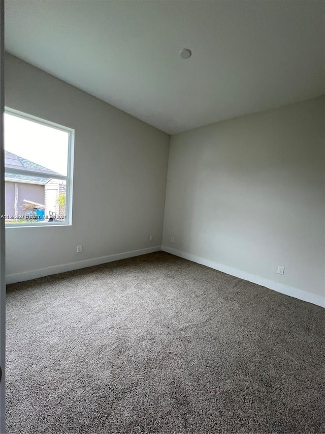 spare room featuring carpet flooring