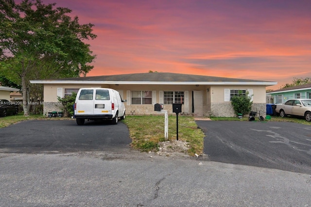 view of ranch-style house