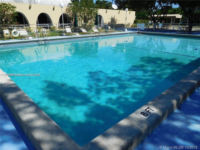 view of swimming pool
