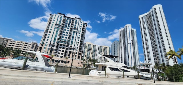 view of property featuring a water view