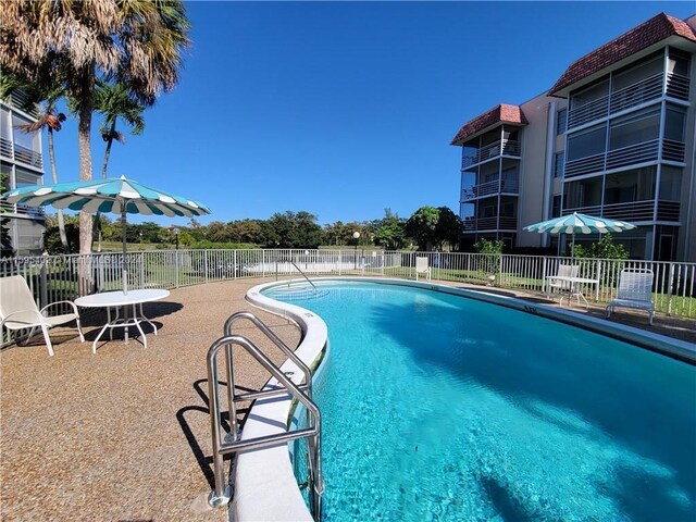 view of pool