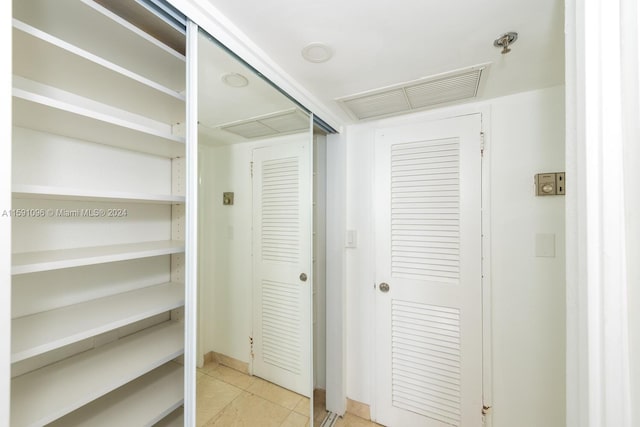 view of closet