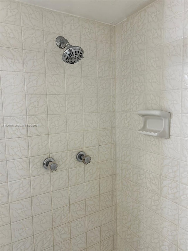 room details featuring tiled shower