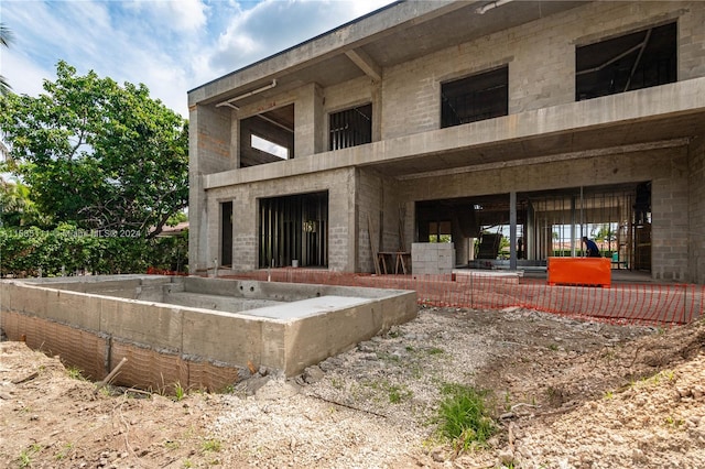 view of rear view of house