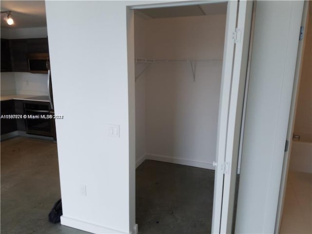 view of closet