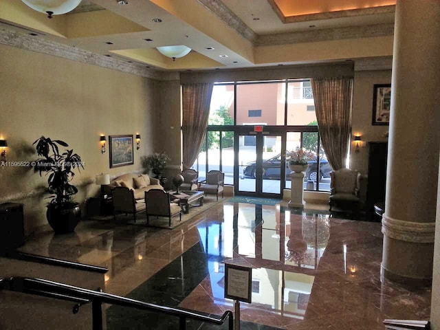 view of building lobby