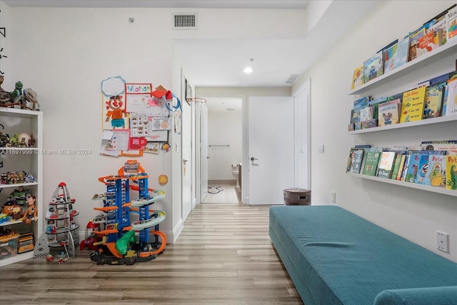 interior space featuring hardwood / wood-style flooring