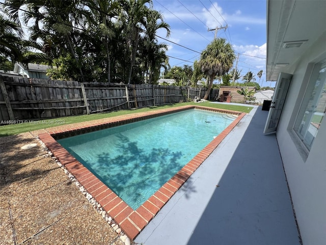 view of pool