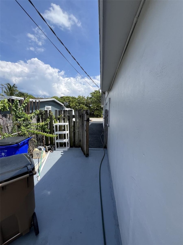 view of patio