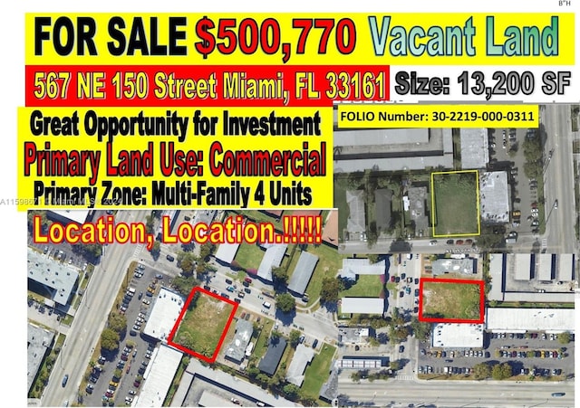 567 NE 150th St, Miami FL, 33161 land for sale