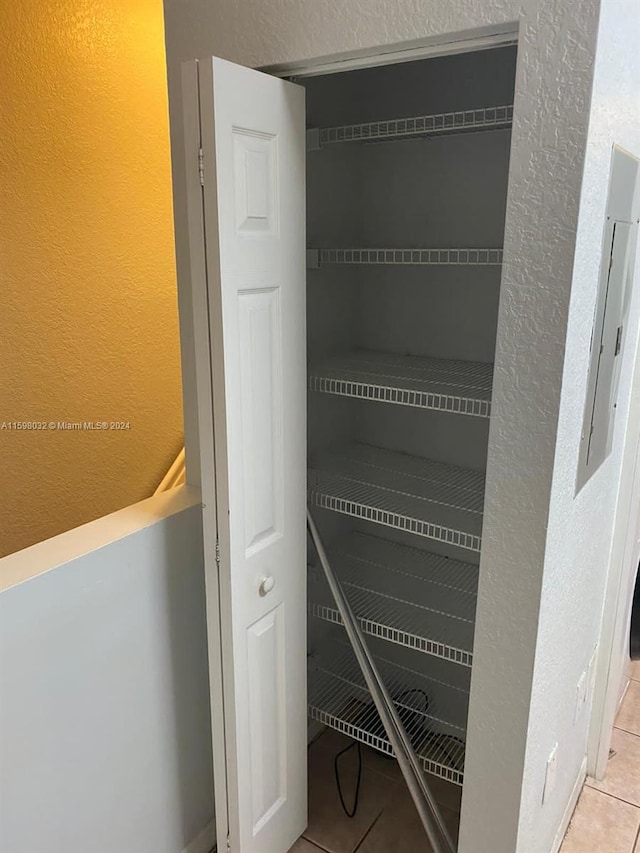 closet featuring electric panel