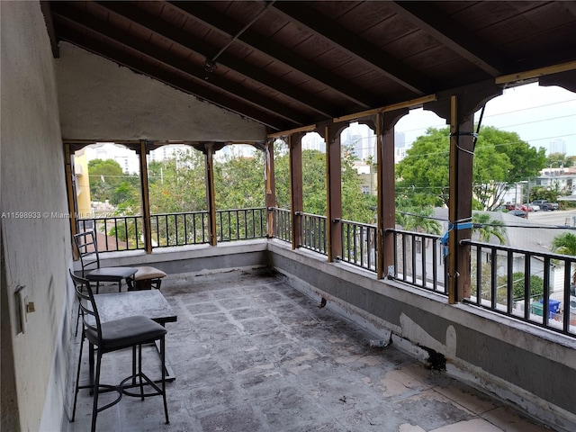 view of patio / terrace featuring covered porch