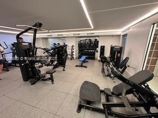 view of exercise room