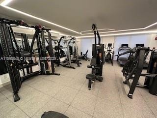 view of gym