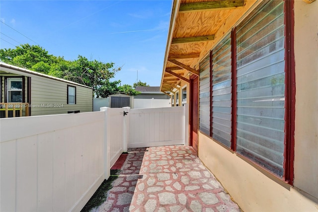 view of patio