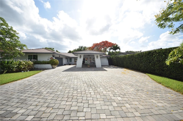 view of front of home