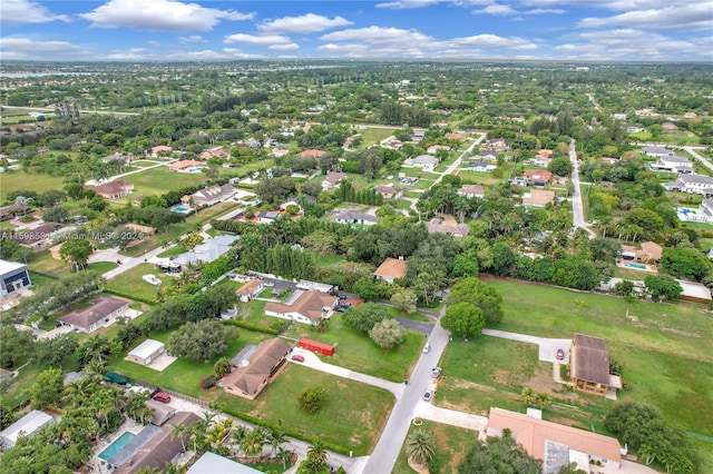 view of aerial view