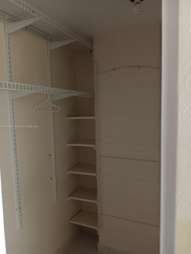 view of closet