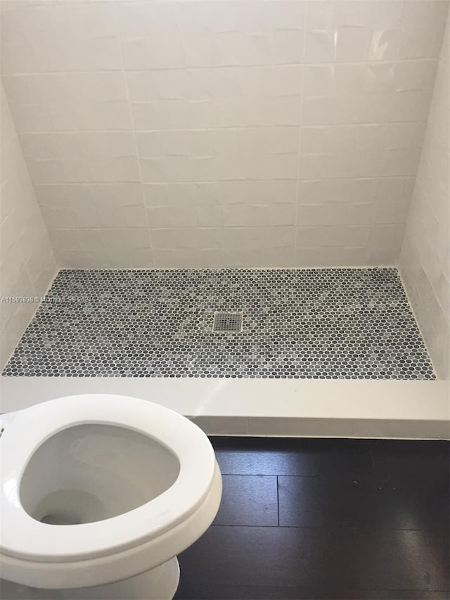 bathroom with tile patterned flooring