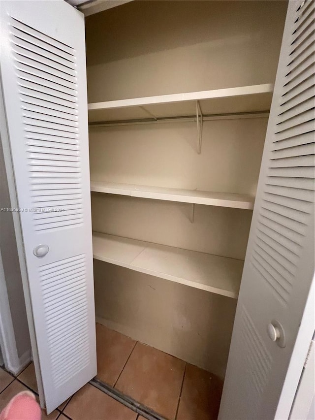 view of closet