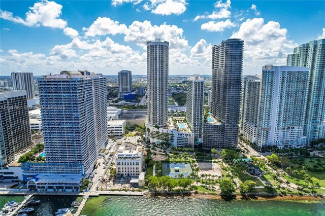 view of city featuring a water view