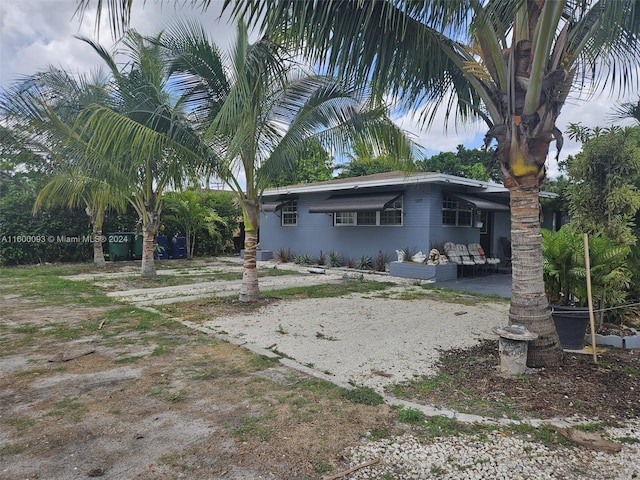 view of rear view of property