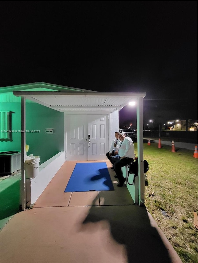 view of exercise room