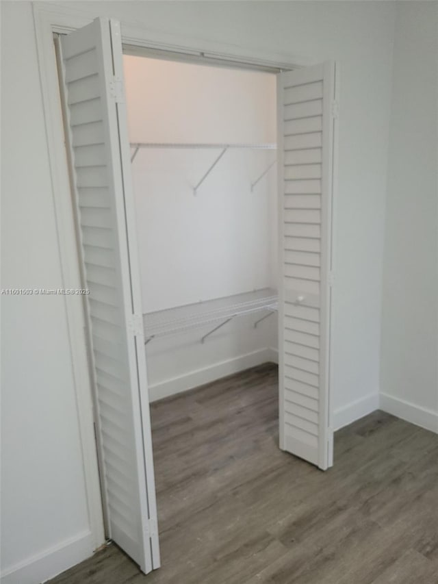 view of closet