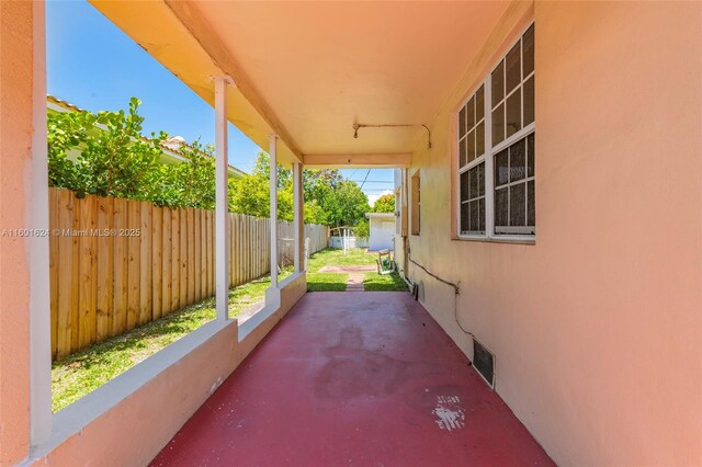 view of patio