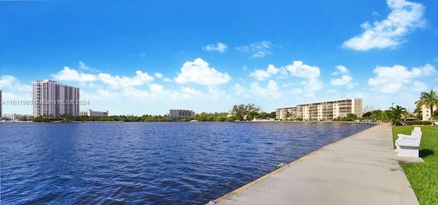 view of water feature