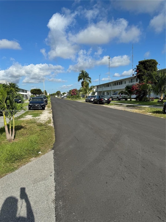 view of road