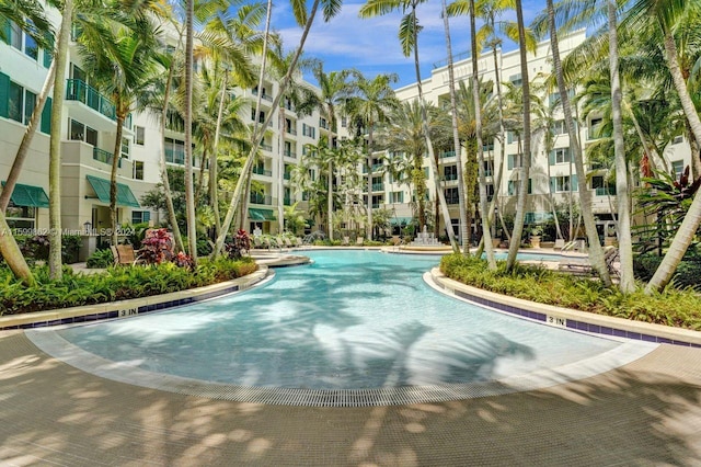 view of swimming pool