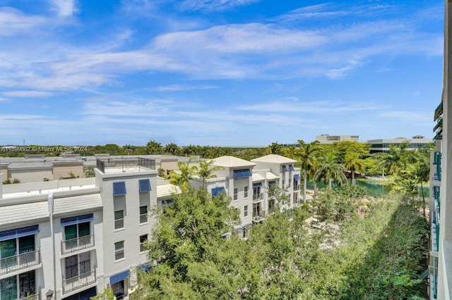 view of property with a water view