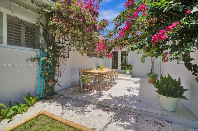 view of patio