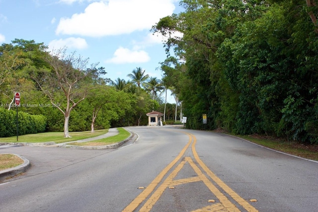 view of road