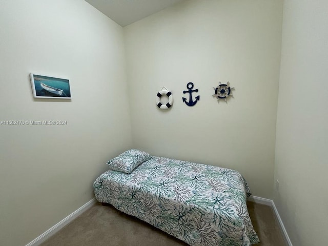 bedroom featuring carpet flooring